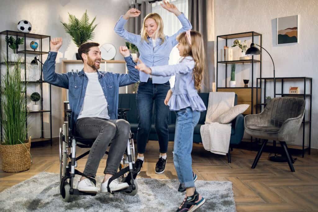 Accessible indoor activity for people with mobility challenges.
