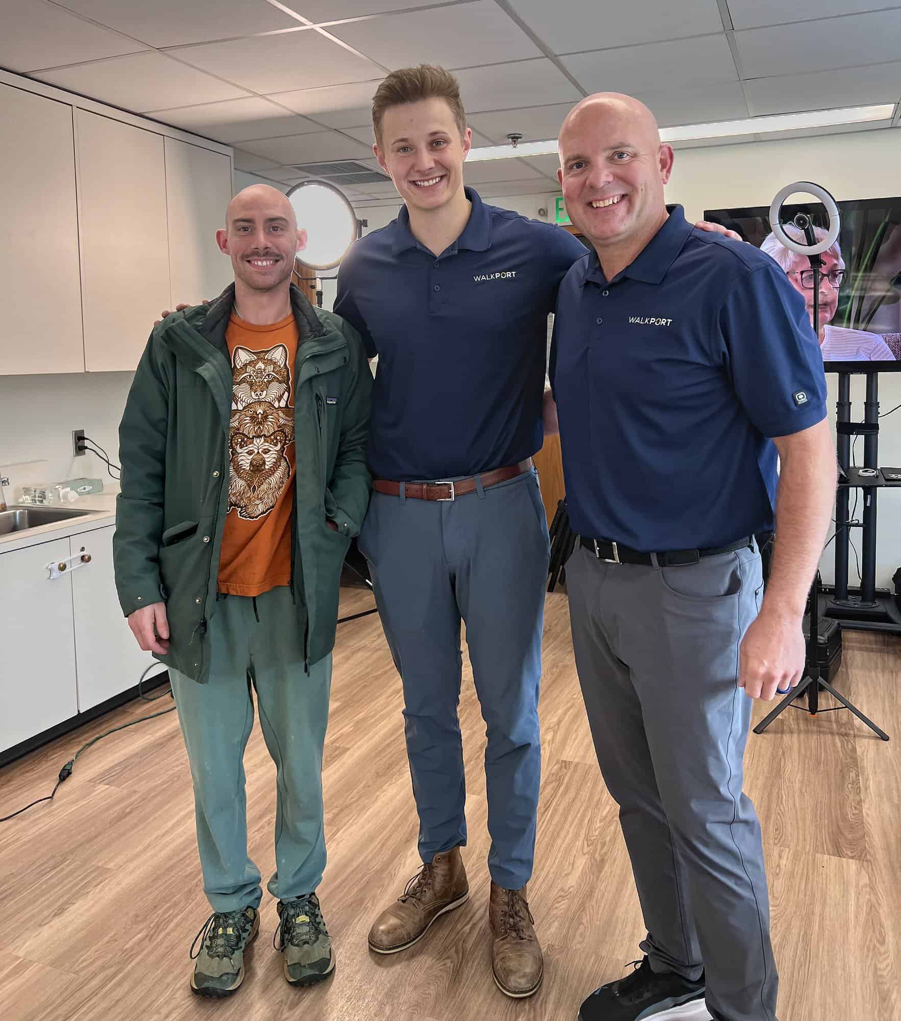 Guests and the WalkThera team at the WalkPort Open House